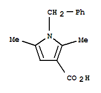 1-Benzyl-2,5-dimethyl-1h-pyrrole-3-carboxylic acid Structure,3807-61-2Structure