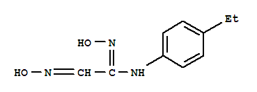 Ethanimidamide,n-(4-ethylphenyl)-n-hydroxy-2-(hydroxyimino)-,[n(z),2z]-(9ci) Structure,383367-06-4Structure