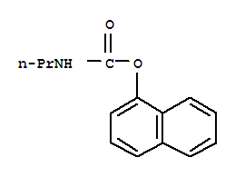 Naphthalen-1-yl n-propylcarbamate Structure,38357-67-4Structure