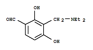 Benzaldehyde,3-[(diethylamino)methyl ]-2,4-dihydroxy-(9ci) Structure,384823-61-4Structure