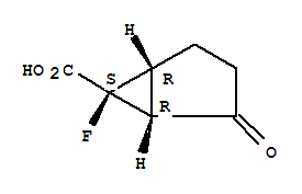 (1R,5r,6s)-6-fluoro-2-oxobicyclo[3.1.0]hexane-6-carboxylic acid Structure,385368-02-5Structure