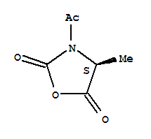 2,5-Oxazolidinedione,3-acetyl-4-methyl-,(4s)-(9ci) Structure,386767-18-6Structure