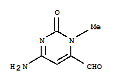 4-Pyrimidinecarboxaldehyde,6-amino-2,3-dihydro-3-methyl-2-oxo-(9ci) Structure,387334-42-1Structure