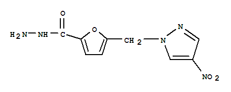 5-(4-硝基-吡唑-1-甲基)-呋喃-2-羧酸结构式_387344-74-3结构式