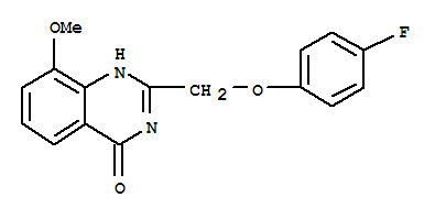 4(1H)-quinazolinone,2-[(4-fluorophenoxy)methyl ]-8-methoxy-(9ci) Structure,387346-21-6Structure