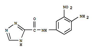 1H-1,2,4-triazole-3-carboxamide,n-(4-amino-3-nitrophenyl)-(9ci) Structure,387362-33-6Structure