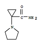 Cyclopropanecarboxamide,1-(1-pyrrolidinyl)-(9ci) Structure,387845-44-5Structure