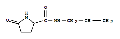 (6ci,7ci,8ci)-n-烯丙基-5-氧代-2-吡咯烷羧酰胺结构式_3880-21-5结构式