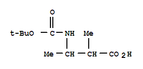 Butanoic acid,3-[[(1,1-dimethylethoxy)carbonyl ]amino]-2-methyl-(9ci) Structure,388072-71-7Structure