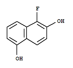 5-氟-1,6-萘二醇结构式_388622-50-2结构式