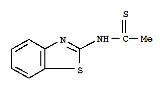 Ethanethioamide, n-2-benzothiazolyl-(9ci) Structure,38912-41-3Structure