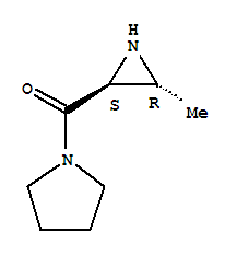 [(2R,3s)-3-methyl-2-aziridinyl](1-pyrrolidinyl)methanone Structure,389572-78-5Structure