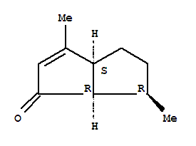 (3aS,6R,6aR)-3,6-二甲基-4,5,6,6A-四氢-1(3aH)-二并环戊烯酮结构式_389599-94-4结构式