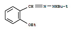 Benzaldehyde,2-ethoxy-,(1,1-dimethylethyl)hydrazone (9ci) Structure,389609-96-5Structure