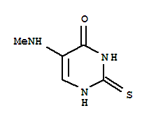 4(1H)-pyrimidinone,2,3-dihydro-5-(methylamino)-2-thioxo-(9ci) Structure,389799-44-4Structure