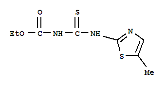 (9Ci)-[[(5-甲基-2-噻唑)氨基]硫氧代甲基]-氨基甲酸乙酯结构式_39122-63-9结构式