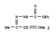 Hydrazinecarboxylic acid,(1,3-dimethyl-2-butenylidene)-,ethyl ester (9ci) Structure,391257-00-4Structure