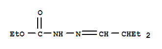 Hydrazinecarboxylic acid,(2-ethylbutylidene)-,ethyl ester (9ci) Structure,391258-47-2Structure