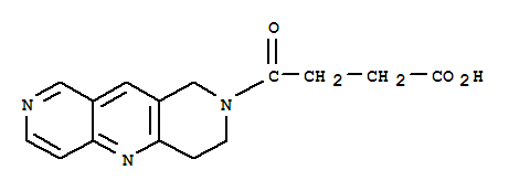 4-(3,4-Dihydropyrido[4,3-b]-1,6-naphthyridin-2(1h)-yl)-4-oxobutanoicacid Structure,392233-82-8Structure