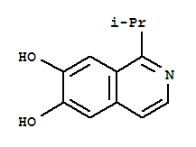 (9Ci)-1-(1-甲基乙基)-6,7-异喹啉二醇结构式_392334-36-0结构式