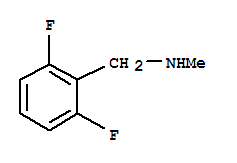 Benzenemethanamine,2,6-difluoro-n-methyl-(9ci) Structure,392691-62-2Structure