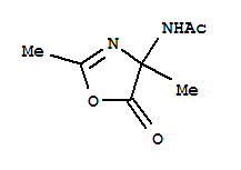 Acetamide,n-(4,5-dihydro-2,4-dimethyl-5-oxo-4-oxazolyl)-(9ci) Structure,393128-09-1Structure