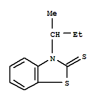 2(3H)-benzothiazolethione,3-(1-methylpropyl)-(9ci) Structure,39543-15-2Structure