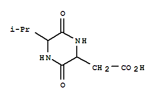 (9ci)-5-(1-甲基乙基)-3,6-二氧代-2-哌嗪乙酸结构式_397847-48-2结构式