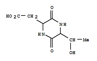 (9ci)-5-(1-羟基乙基)-3,6-二氧代-2-哌嗪乙酸结构式_397847-55-1结构式