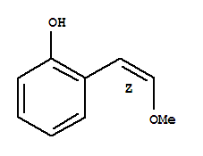 (9CI)-2-[(1Z)-2-甲氧基乙烯]-苯酚结构式_397864-04-9结构式