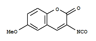 2H-1-benzopyran-2-one,3-isocyanato-6-methoxy-(9ci) Structure,397876-62-9Structure