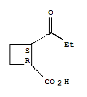(1r,2s)-rel-(9ci)-2-(1-氧代丙基)-环丁烷羧酸结构式_398129-70-9结构式