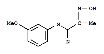 Ethanone,1-(6-methoxy-2-benzothiazolyl)-,oxime (9ci) Structure,399004-93-4Structure