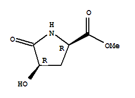 D-proline, 4-hydroxy-5-oxo-, methyl ester, (4r)-(9ci) Structure,400626-58-6Structure