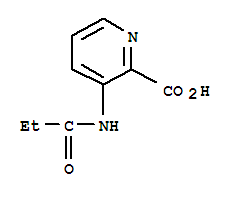 (9ci)-3-[(1-氧代丙基)氨基]-2-吡啶羧酸结构式_400722-99-8结构式