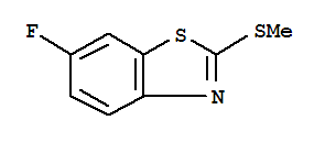 Benzothiazole, 6-fluoro-2-(methylthio)-(9ci)Structure,401567-35-9Structure Benzothiazole, 6-fluoro-2-(methylthio)-(9ci) Structure,401567-35-9Structure