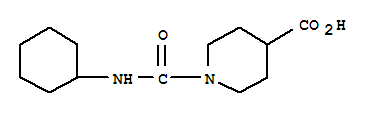 (9ci)-1-[(环己基氨基)羰基]-4-哌啶羧酸结构式_401581-26-8结构式