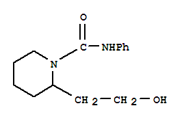 (9ci)-2-(2-羟基乙基)-n-苯基-1-哌啶羧酰胺结构式_401586-58-1结构式