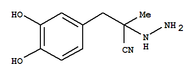 Benzenepropanenitrile, alpha-hydrazino-3,4-dihydroxy-alpha-methyl-(9ci) Structure,40248-66-6Structure