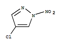 1H-pyrazole,4-chloro-1-nitro-(9ci) Structure,403640-96-0Structure