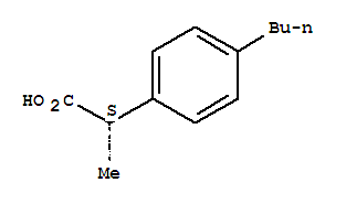 (S)-2-(4-butylphenyl)-propionic acid Structure,404354-76-3Structure