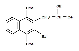 1-(3-Bromo-1,4-dimethoxy-naphthalen-2-yl)-propan-2-ol Structure,404908-62-9Structure