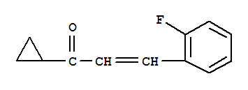 (9ci)-1-环丙基-3-(2-氟苯基)-2-丙烯-1-酮结构式_404916-61-6结构式