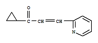 (9ci)-1-环丙基-3-(2-吡啶)-2-丙烯-1-酮结构式_404916-68-3结构式