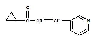 (9ci)-1-环丙基-3-(3-吡啶)-2-丙烯-1-酮结构式_404916-69-4结构式