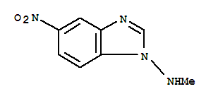 1H-benzimidazol-1-amine,n-methyl-5-nitro-(9ci) Structure,40533-94-6Structure