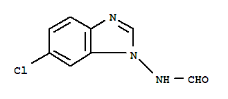 (9ci)-n-(6-氯-1H-苯并咪唑-1-基)-甲酰胺结构式_40534-01-8结构式