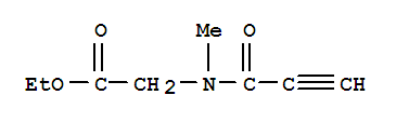 Glycine, n-methyl-n-(1-oxo-2-propynyl)-, ethyl ester (9ci) Structure,406687-61-4Structure