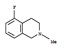 (9ci)-5-氟-1,2,3,4-四氢-2-甲基-异喹啉结构式_406923-63-5结构式