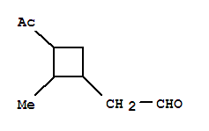 (9ci)-3-乙酰基-2-甲基-环丁烷乙醛结构式_406933-84-4结构式